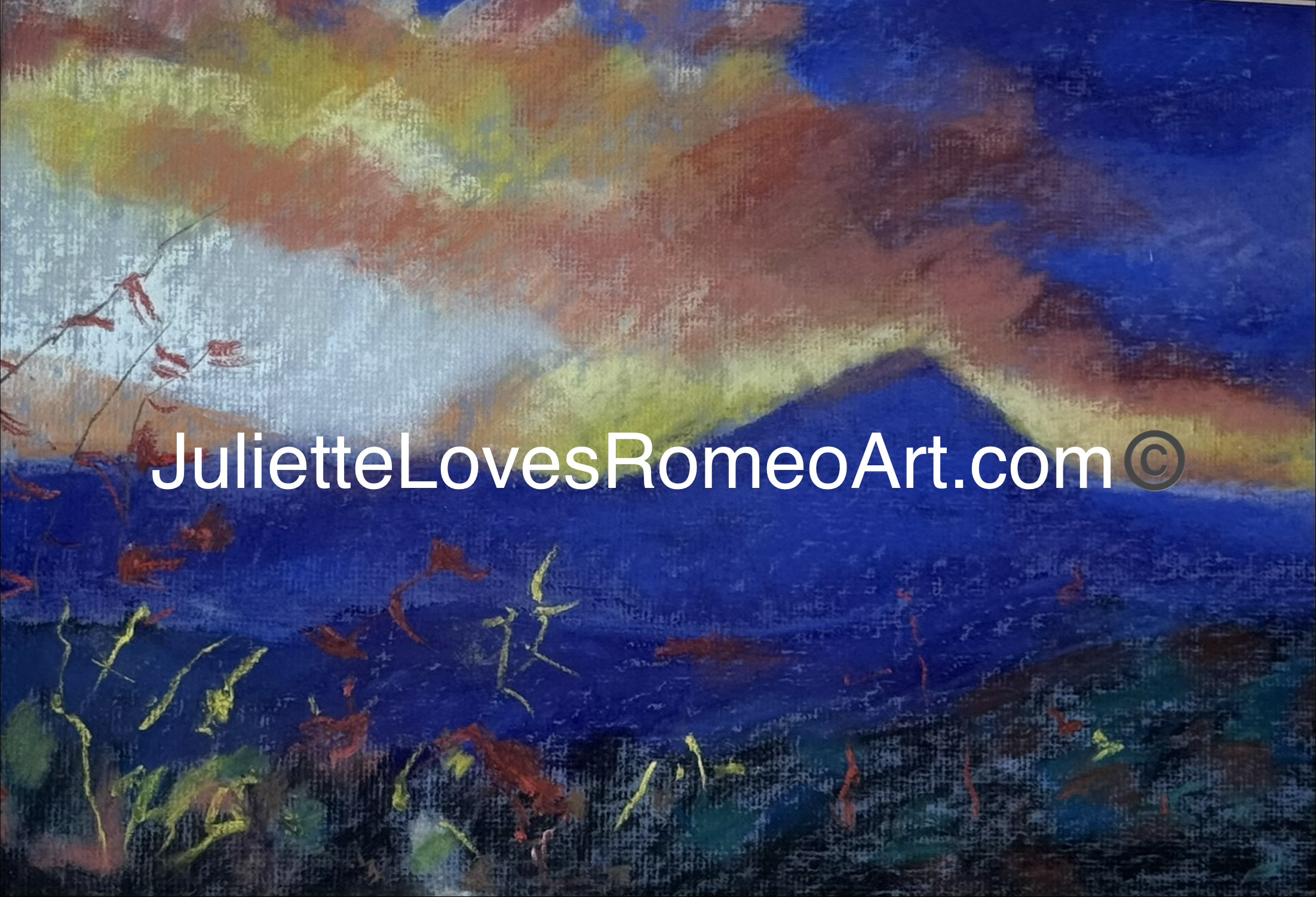 watercolor seascape painting