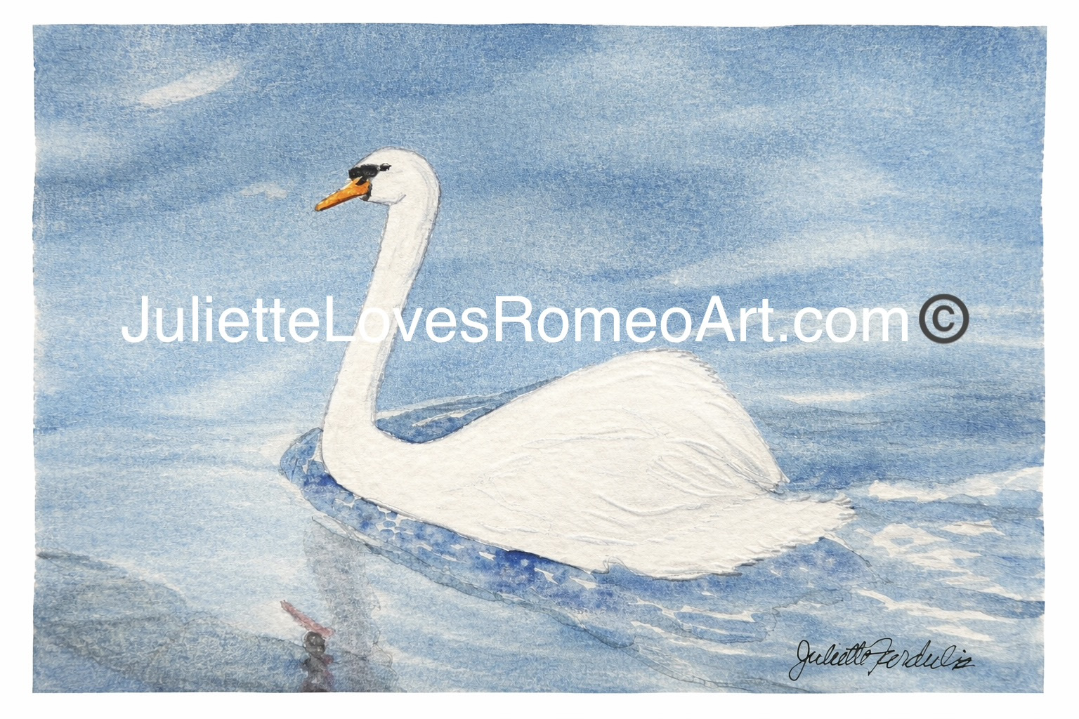 watercolor seascape painting